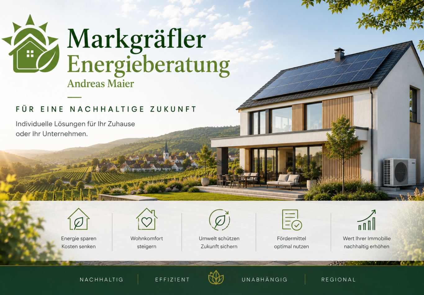 Markgräfler Energieberatung - Ihr regionaler Energieberater Energieberatung für Wohngebäude - Markgräfler Energieberatung in Badenweiler